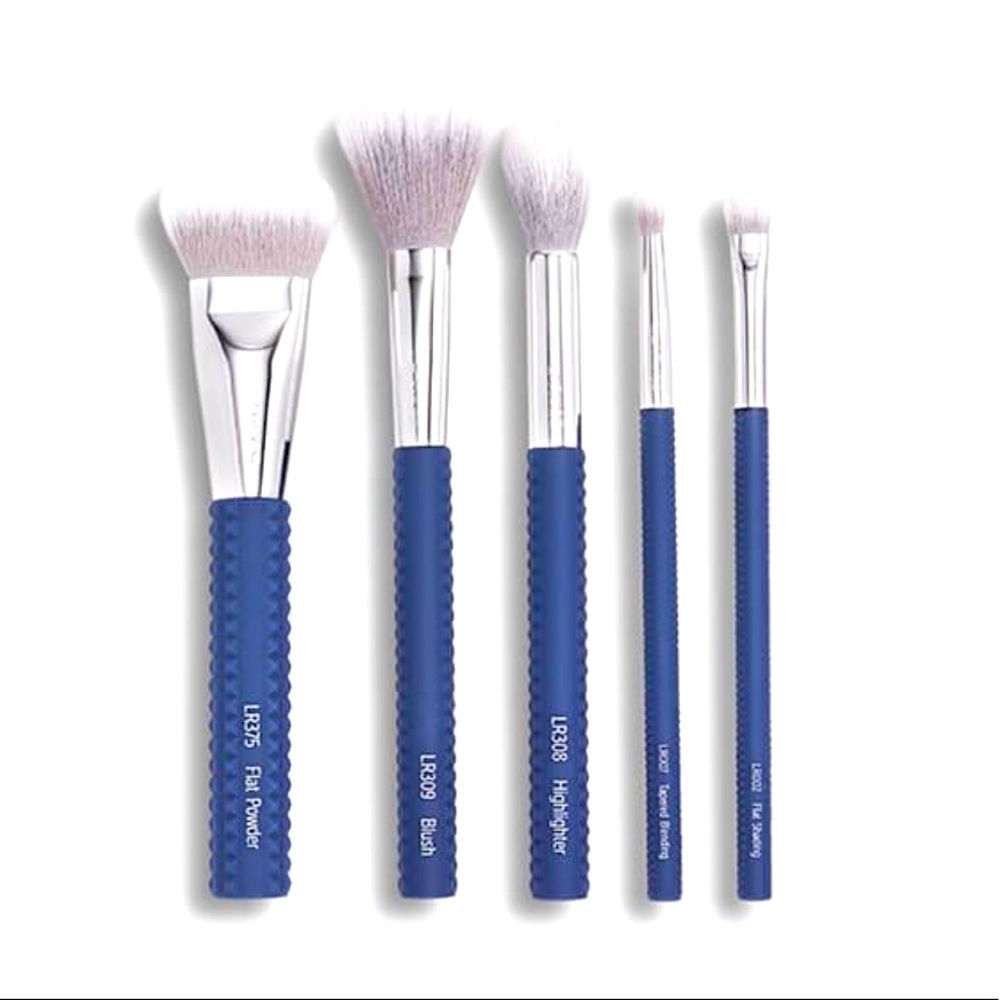 Laruce Beauty Cheek and Eyes Brush set in Denim